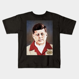 JFK 35th US president John bowling shirt Kids T-Shirt